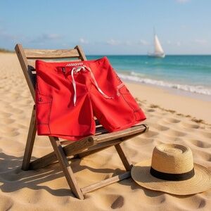 VOLCOM Women MISS MOD Psych board short Swim Summer Vintage 90s PINK Junior 9